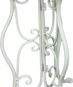 Landhaus Balkon Tisch Rund 60cm Bistrotisch Shabby Look Garten Terrasse Metall -Stil Beet Verkaufsgeschäft 001c904c9951cf861d1f8793bab47e75