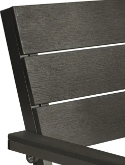 Tectake Gartenbank Line 2-Sitzer Mit Aluminiumrahmen 128x59x88cm - Dunkelgrau -Stil Beet Verkaufsgeschäft 004742b57a09b29e3c90c7bb29d76f36