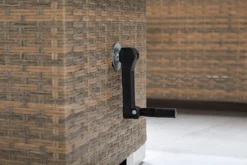 Merxx Tisch "Bellante" - Stahlgestell Mit Kunststoffgeflecht Mudbraun -Stil Beet Verkaufsgeschäft 015973a57a2649c7b910fc6818b80a0c