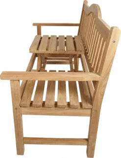 KMH® TEAK 3-sitzer Bank Mit Tisch -Stil Beet Verkaufsgeschäft 01746e9ceb338209e2dcc221f9268d64