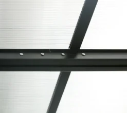 Westmann Aluminium Terassenüberdachung Mit Doppelstegplatten "Bruce" Schwarz 556 X 300 X 225-270 Cm (L X B X H) -Stil Beet Verkaufsgeschäft 01b64ddc2733bb0bf01bb78abcaa98d2