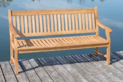 Garden Pleasure Garten Bank 3 Sitzer Eukalyptus Holz Parkbank Sitzbank Braun -Stil Beet Verkaufsgeschäft 01d12e50ec1ed4e3de08cc7c99e60d3b