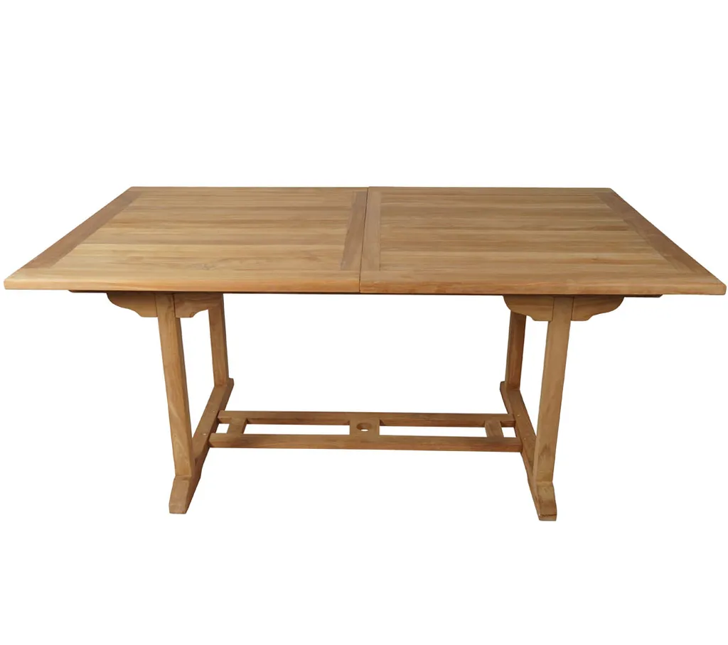 KMH® Teak Tisch 170-230*100 Cm RECHTECKIG 2 KMH® Teak Tisch 170-230*100 Cm RECHTECKIG - Image 2