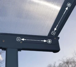 Palram - Canopia Terrassenüberdachung Sierra Grau 299x555x305 Cm -Stil Beet Verkaufsgeschäft 0288939ab873d7c4bcba3b832fb68dd4