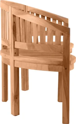 Möbilia Gartenbank 150 Cm | Bananenbank 3-Sitzer Aus Teak Holz | B 150 X T 61 X H 87 Cm | Natur | 11020015 | Serie GARTEN -Stil Beet Verkaufsgeschäft 02b333c1b667fc433d160af671431451