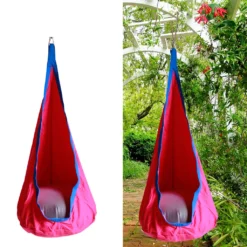 Hängesessel Hängematte Stuhl Entspannung Outdoor Hängeschaukel Hängesitz Kinderhängesitz Blau, Grün Und Pink Pink -Stil Beet Verkaufsgeschäft 033cea715f32508cd78efed8c43bd4eb