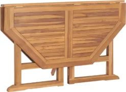 VidaXL Garten-Esstisch Klappbar 110x110x75 Cm Massivholz Teak -Stil Beet Verkaufsgeschäft 03719bc1775718776a85f1d16659b745