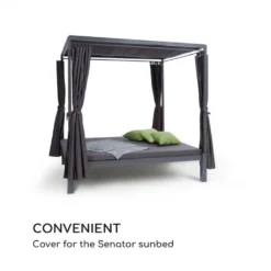 Blumfeldt Senator Cover - Abdeckung , Schutzhülle , Polyester , Passgenau , Wasserdicht , Reißverschluss , Strapazierfähig , Für Senator Lounge Gartenliege , 205 X 208 X 188 Cm (BxHxT) , Grau -Stil Beet Verkaufsgeschäft 0475cb4a42cbb4d0223d5345bdfa4c8c