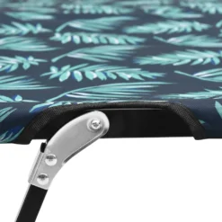 VidaXL Klappbare Sonnenliege Für 2 Personen Blattmuster Stahl 13 VidaXL Klappbare Sonnenliege Für 2 Personen Blattmuster Stahl -Stil Beet Verkaufsgeschäft 051aaab150bba0a5c3962612ffb320fb