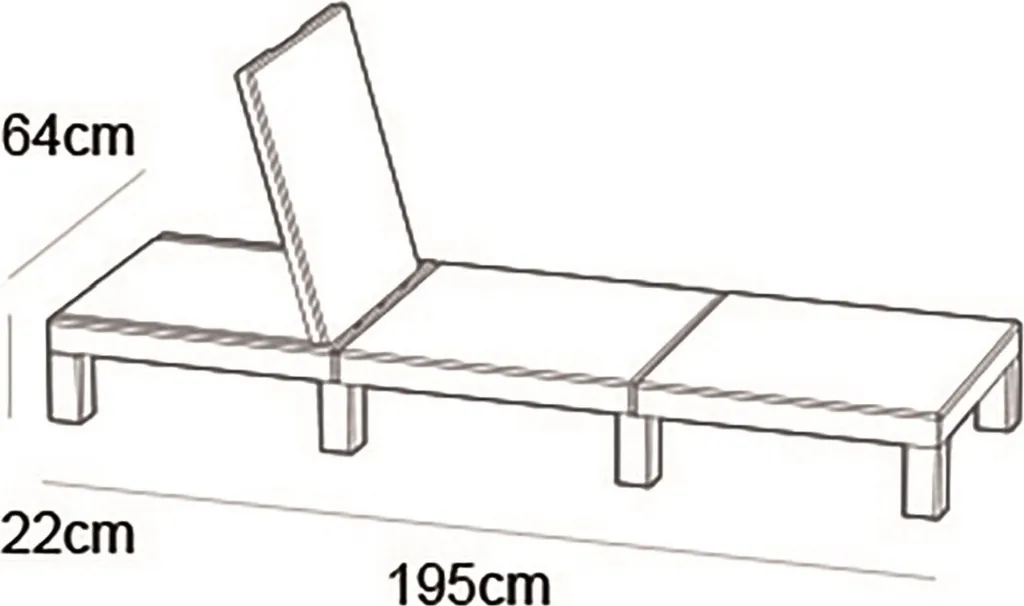 Allibert Sonnenliege Daytona, Graphitgrau 11 Allibert Sonnenliege Daytona, Graphitgrau - Image 11