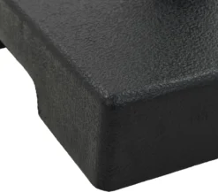 VidaXL Sonnenschirmfuß Quadratisch 8 Kg Schwarz Polyharz -Stil Beet Verkaufsgeschäft 060dd41f100833e6f8a8608862e93bce