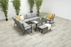 Garden Impressions Lounge/Dining Bank Sergio Carbon Black -Stil Beet Verkaufsgeschäft 07fea75205a28521ff9b87ae929c8ecb