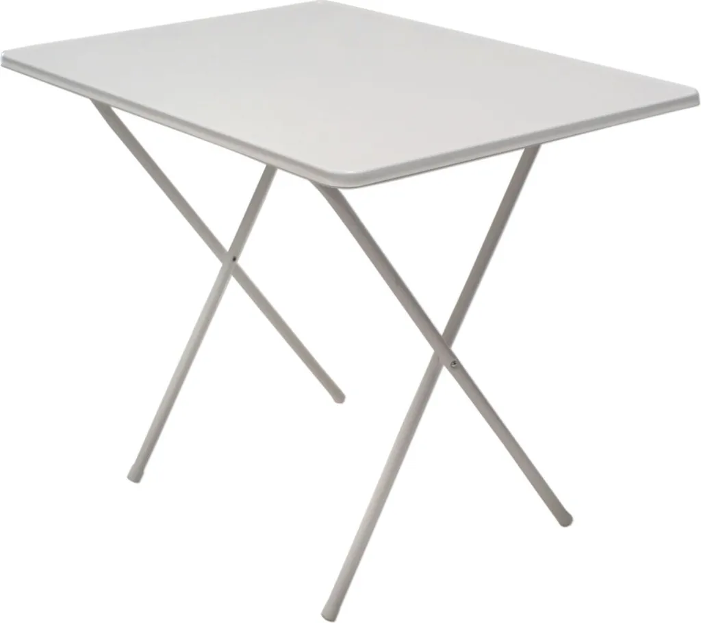 MFG Campingtisch Klappbar Eckig 60 X 80 Cm Weiß Kunststoff 5 MFG Campingtisch Klappbar Eckig 60 X 80 Cm Weiß Kunststoff - Image 5