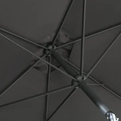 Sonnenschirm Ø Ca. 270 Cm Anthrazit -Stil Beet Verkaufsgeschäft 0943e0409874054dd256a208ec36ae55