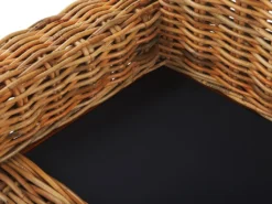 Gartensofa Natürlich Cremeweiß Rattan 3-Sitzer Für Garten Für Terasse Für Innenbereich Für Aussenbereich -Stil Beet Verkaufsgeschäft 097acb7d69cb73771e26c1c095fb0d82