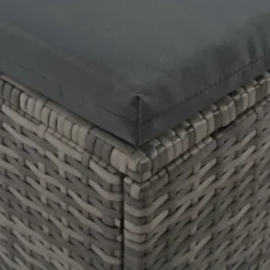 VidaXL 2-Personen-Sonnenliege Mit Sonnendach Poly Rattan Grau -Stil Beet Verkaufsgeschäft 09e72ebb1ec913eb9477e5ba1913ca84