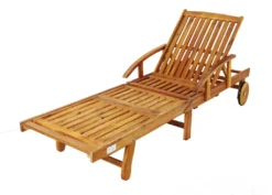 CHILLROI Verstellbare Sonnenliege Mit Beistelltisch - Akazienholz Gartenliege -Stil Beet Verkaufsgeschäft 0a00b7f6550253615f8267868bec60e6