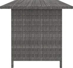 VidaXL Garten-Esstisch Grau 110x70x65 Cm Poly Rattan -Stil Beet Verkaufsgeschäft 0aedba0d142e9d380091d02bf9cc0107