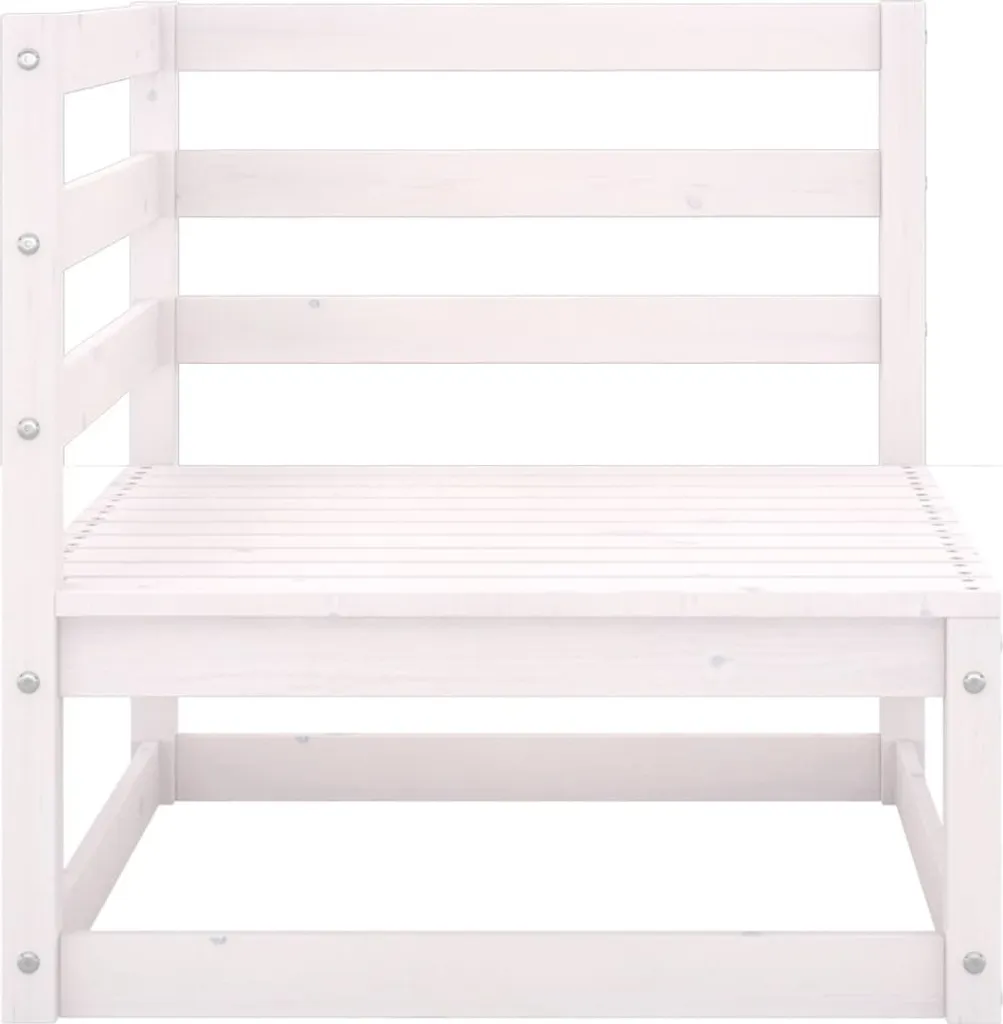 VidaXL Garten-Ecksofa Mit Kissen Massivholz Kiefer 5 VidaXL Garten-Ecksofa Mit Kissen Massivholz Kiefer - Image 5