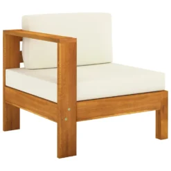 VidaXL 7-tlg. Garten-Lounge-Set Mit Creme Auflagen Massivholz Akazie -Stil Beet Verkaufsgeschäft 0bd9cf000e42b786e13104ae330d4a0f