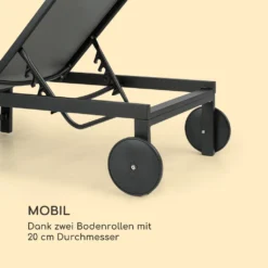 Blumfeldt Sonnenliege Klappbar, Polyester-Sonnenliegen Mit Aluminium Rahmen, Sonnenliege Mit Rollen, Schnelltrocknende Gartenliege Wetterfest, Liegestuhl Verstell- & Klappbar, Klappbare Gartenliege -Stil Beet Verkaufsgeschäft 0d5388c54c965919340eb35b0e3119ce