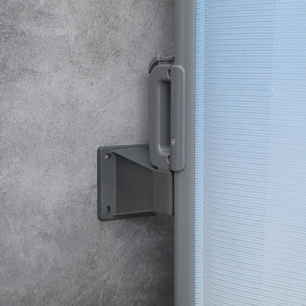 SONGMICS Wandhalterung Für Seitenmarkisen, Wandhalter, Auszugsfixierung, Grau GSA005 3 SONGMICS Wandhalterung Für Seitenmarkisen, Wandhalter, Auszugsfixierung, Grau GSA005 - Image 3