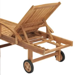 VidaXL Sonnenliege Massivholz Teak -Stil Beet Verkaufsgeschäft 0e4ed24a306a469f03587ba096b6fe2b