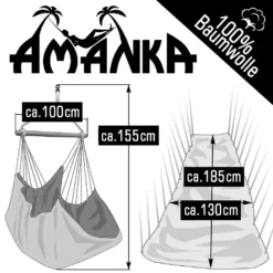 XXL Hängesessel 185x130cm - 2 Personen Hängestuhl -Stil Beet Verkaufsgeschäft 0ed348d22ca33ed72a3a3b4cd385c0a2