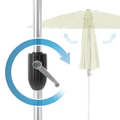 Progarden Sonnenschirm Shanghai 270 Cm Aluminium/Polyestergrün -Stil Beet Verkaufsgeschäft 0f35ba4ab355a7e82e0ffb705508c427