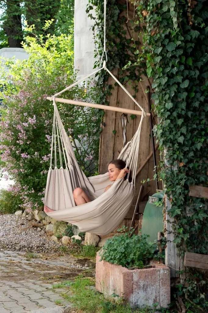 Hängematte / Hängesessel Amazonas Artista 160x130cm Sand 4 Hängematte / Hängesessel Amazonas Artista 160x130cm Sand - Image 4