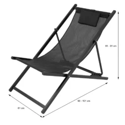 Ambiance Gartenliege Sonnenliege Liegestuhl Klappbar SCHWARZ Aus Metall 101x61x91 Cm 16 Ambiance Gartenliege Sonnenliege Liegestuhl Klappbar SCHWARZ Aus Metall 101x61x91 Cm -Stil Beet Verkaufsgeschäft 0ffb7be436e11b12b8b47ef816935ac9