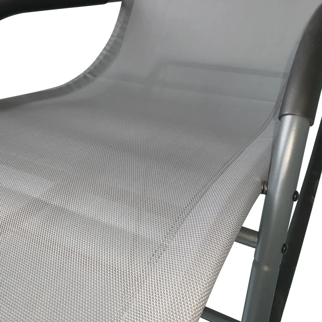 Garten Schaukel Liege Mit Kopfkissen 147 X 63 Cm - Anthrazit - Wetterfeste Relax Sonnenliege Gesundheitsliege Wellnessliege Spa Liegestuhl 2 Garten Schaukel Liege Mit Kopfkissen 147 X 63 Cm - Anthrazit - Wetterfeste Relax Sonnenliege Gesundheitsliege Wellnessliege Spa Liegestuhl - Image 2