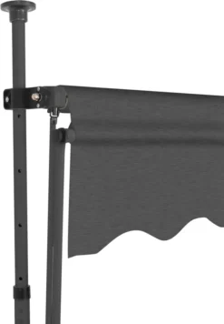VidaXL Einziehbare Markise Handbetrieben Mit LED 350 Cm Anthrazit -Stil Beet Verkaufsgeschäft 13724eba3f2dd59295183dba783f88e4