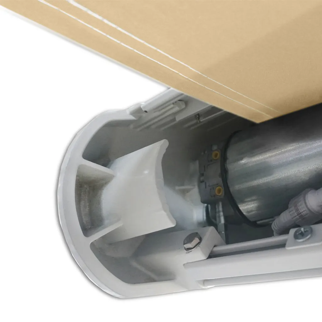 HOME DELUXE - LED Vollkassettenmarkise ELOS 395 X 300 Cm Sandfarben Garten Markisen LED 6 HOME DELUXE - LED Vollkassettenmarkise ELOS 395 X 300 Cm Sandfarben Garten Markisen LED - Image 6