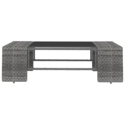 VidaXL 3-tlg. Garten-Lounge-Set Poly Rattan Grau 12 VidaXL 3-tlg. Garten-Lounge-Set Poly Rattan Grau -Stil Beet Verkaufsgeschäft 14c3eafb856922b9c3924ed511c9ba4a