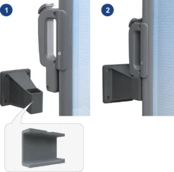 SONGMICS Wandhalterung Für Seitenmarkisen, Wandhalter, Auszugsfixierung, Grau GSA005 9 SONGMICS Wandhalterung Für Seitenmarkisen, Wandhalter, Auszugsfixierung, Grau GSA005 -Stil Beet Verkaufsgeschäft 1514aef4df23802f81d4a686658d84bd