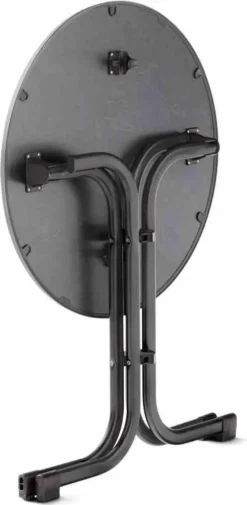 SIEGER Boulevard-Klapptisch, Ø 70x72 Cm, Eisengrau N05013 -Stil Beet Verkaufsgeschäft 1557939826ed52e1a953b53d661ec027