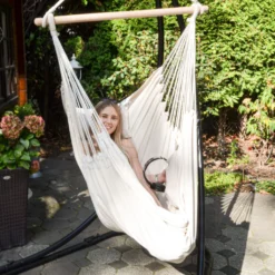 XXL Liege Hängesessel Mit Seitenfach Und Kissen - 220x120cm Outdoor Hängematte 14 XXL Liege Hängesessel Mit Seitenfach Und Kissen - 220x120cm Outdoor Hängematte -Stil Beet Verkaufsgeschäft 1698a8e8a986a65097b3d40a64623167