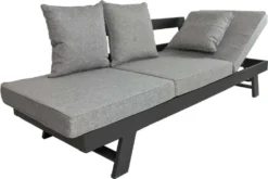 Funktionssofa DONNA Gartenmöbel Liege Sofa Couch + Sitzauflagen Rückenkissen -Stil Beet Verkaufsgeschäft 16e85842332605fa57d07e8db7fe3dab