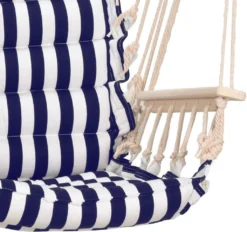 ProGarden Hängesessel Mit Blauen Streifen -Stil Beet Verkaufsgeschäft 18e38f217900ddc4327ad78578eee0d4