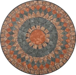 VidaXL Mosaik-Bistrotisch Orange / Grau 60 Cm Keramik -Stil Beet Verkaufsgeschäft 18f0fc7be3d7bb0b689fb82b9e77ac4c