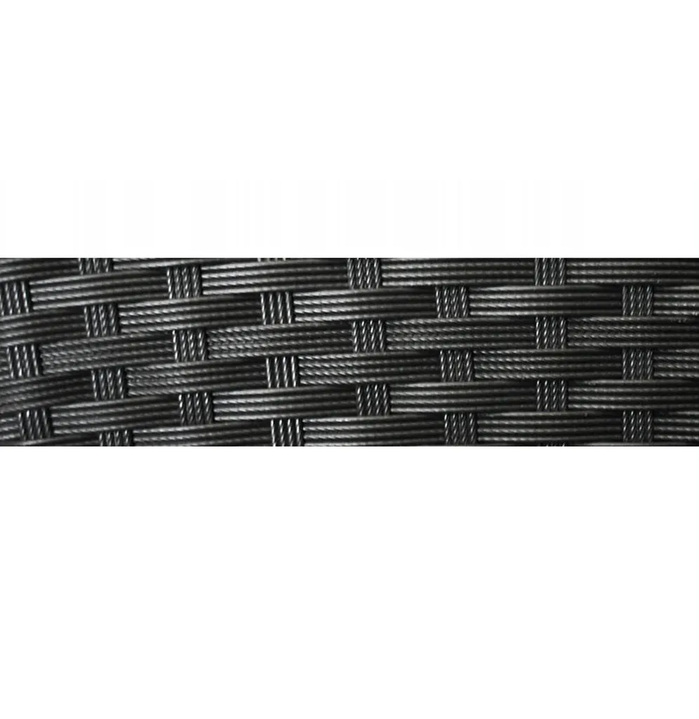 KMH® Polyrattan Tisch *Holme* Schwarz Mit Glasplatte 5 KMH® Polyrattan Tisch *Holme* Schwarz Mit Glasplatte - Image 5