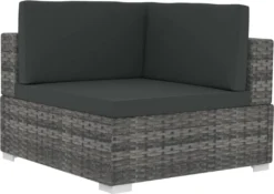 VidaXL Ecksofas 2 Stk. Mit Auflagen Poly Rattan Grau 8 VidaXL Ecksofas 2 Stk. Mit Auflagen Poly Rattan Grau -Stil Beet Verkaufsgeschäft 19ec4c2871f8d7616ba72f43e7150ff8