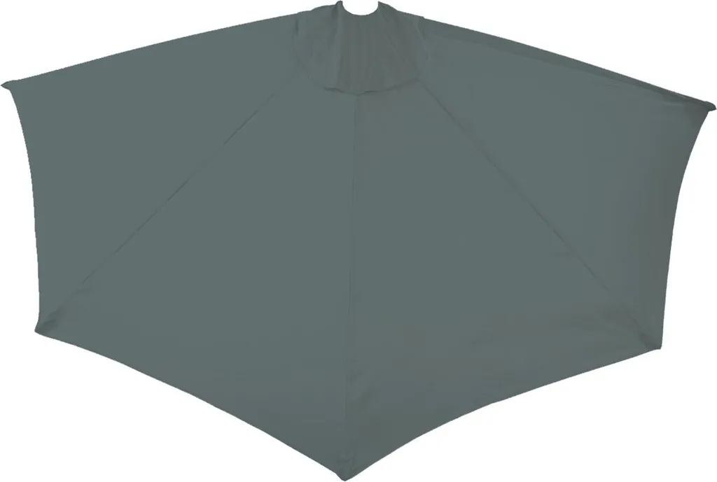Ersatz-Bezug Für Sonnenschirm Halbrund Parla, Sonnenschirmbezug Ersatzbezug, 300cm Stoff/Textil UV 50+ 3kg Anthrazit 6 Ersatz-Bezug Für Sonnenschirm Halbrund Parla, Sonnenschirmbezug Ersatzbezug, 300cm Stoff/Textil UV 50+ 3kg Anthrazit - Image 6
