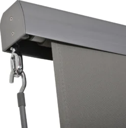 Outsunny Senkrechtmarkise Balkonmarkise Vertikalmarkise UV50+ Windschutz Seitenrollo Sichtschutz Mit Handkurbel Polyester+Aluminium Hellgrau 140 X 250 Cm 13 Outsunny Senkrechtmarkise Balkonmarkise Vertikalmarkise UV50+ Windschutz Seitenrollo Sichtschutz Mit Handkurbel Polyester+Aluminium Hellgrau 140 X 250 Cm -Stil Beet Verkaufsgeschäft 20157f579800db08a05c40c671cde1f5