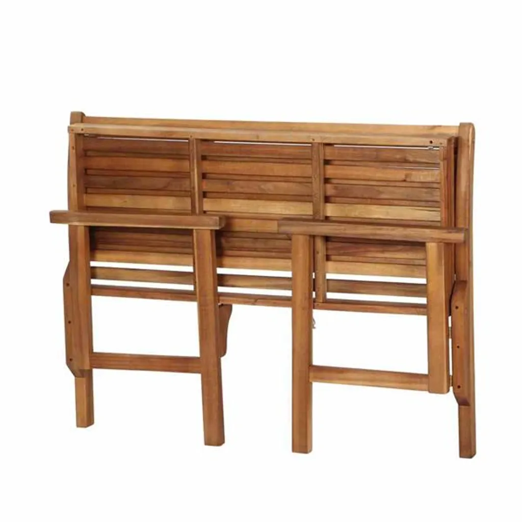 Siena Garden Gartenbank / Klappbank Lovera Akazienholz 120cm 2 Siena Garden Gartenbank / Klappbank Lovera Akazienholz 120cm - Image 2