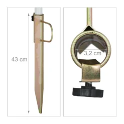 Relaxdays Rasendorn Für Sonnenschirm