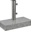 Sonnenschirmständer Edelstahl Mit Granitfuß