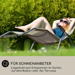 Blumfeldt Liegestuhl, Polyester Sonnenliege, Relaxliege Für Den Garten & Balkon, Wetterfeste Gartenliege Klappbar, Dreibein Liege Gepolstert, Schnell Trocknende Liege Mit Verstellbarer Rückenlehne 11 Blumfeldt Liegestuhl, Polyester Sonnenliege, Relaxliege Für Den Garten & Balkon, Wetterfeste Gartenliege Klappbar, Dreibein Liege Gepolstert, Schnell Trocknende Liege Mit Verstellbarer Rückenlehne -Stil Beet Verkaufsgeschäft 21a3b6c7f2a6143eb2b6cbfce091cfb2