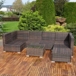 Mucola XXL Lounge Gartenmöbel Set Sitzgruppe Garten Sofa + Auflagen PolyRattan Braun 8 Mucola XXL Lounge Gartenmöbel Set Sitzgruppe Garten Sofa + Auflagen PolyRattan Braun -Stil Beet Verkaufsgeschäft 221e6667e1af06f56d83b54bbcbeb01c